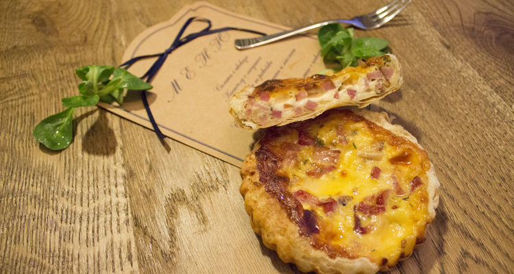 Ham and cheese quiche